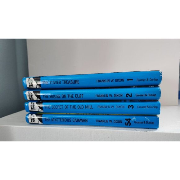 Hardy Boys Book Bundle (4) Franklin W. Dixon 1, 2, 3, 54 Vintage Hardcovers - Picture 7 of 12